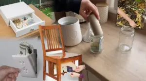 Diverse idee per nascondere soldi in casa, come barattoli, mobili e prese elettriche